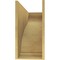 Ekena Millwork 12"W x 36"D x 24"H Classic Helena Rough Cedar Woodgrain TimberThane Corbel, Primed Tan CORUR12X36X24HELRCPR - alternate 5